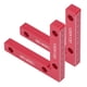 thumbnail image 5 of 2 abrazaderas de ángulo recto de aleación de aluminio anodizado, escala transparente roja, herramienta de posicionamiento de 90 grados para garantizar el equilibrio., 5 of 14