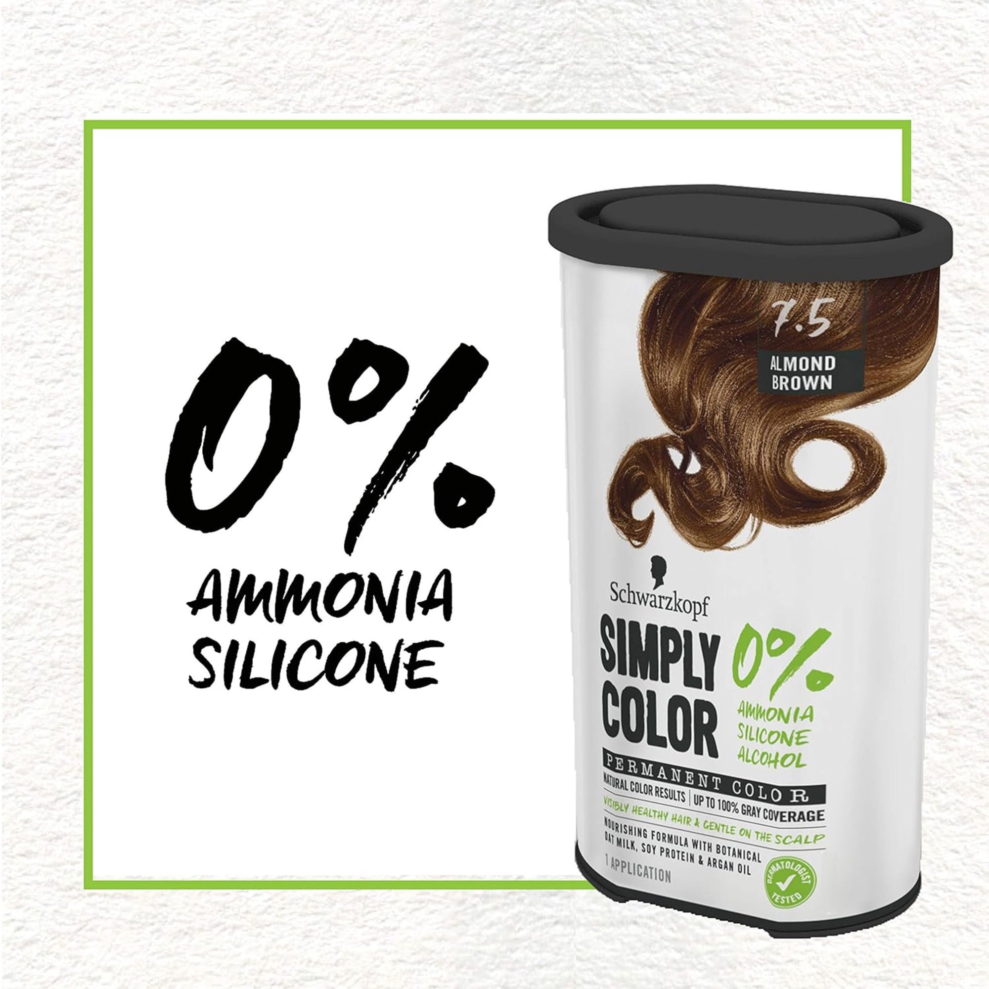 Schwarzkopf Simply Color Healthy-Looking Permanent Hair Color, Medium Brown 5.0
