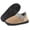 Brown, variant on CHICVOMEY Fuzzy Slippers for Women Men Closed Back House Shoes Indoor and Outdoor Mules Memory Foam Slippers