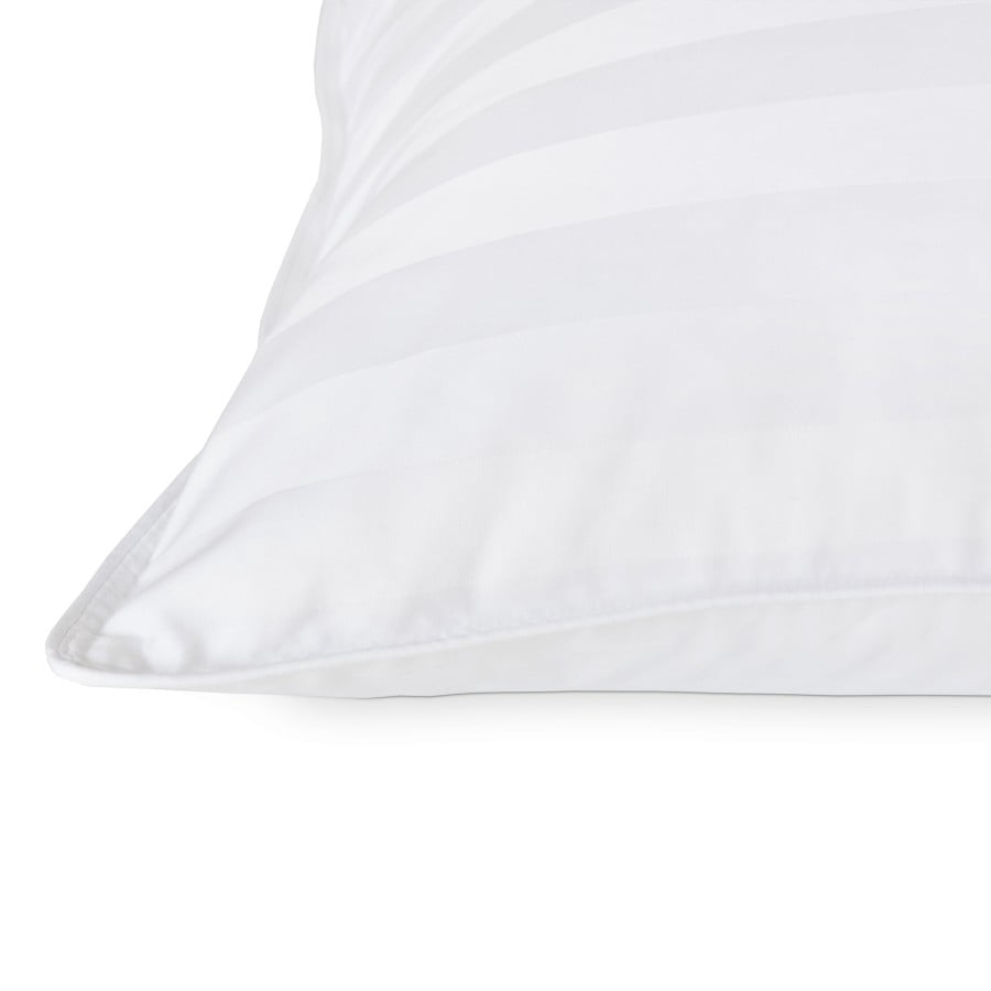 DOWNLITE Low Profile 250 TC 525 FP White Down Pillow - Stomach Sleepers Only Very Flat