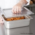 thumbnail image 3 of TrueCraftware- Half Size Solid Stainless Steel Anti-Jamming Steam Pan Cover 24 Gauge- Chafing Anti-Jam Steam Table Pan Lid Catering Metal Food Pan Cover for Restaurant Events Catering, 3 of 5