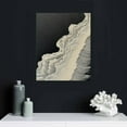 thumbnail image 4 of COMIO  Thick Texture Black and White Abstract Canvas art Ocean Wave Beach Landscape Painting Home Wall Art Deco Painting, 4 of 4