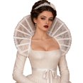 thumbnail image 3 of Detachable Ruffle Collar Halloween Gothic Accessory for Women Men Cosplay Party Dress Up Style, 3 of 6