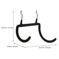 thumbnail image 4 of FUTUREORYY 3 Pcs Accessoires pour Panneau Perforé Noir en Acier Inoxydable Durable pour Utilisateurs d'Outils, 4 of 8