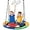 Multicolor, variant on Saucer Tree Swing Seat for Kids 40 Inch Outdoor Round Tree Swing for Children Heavy Duty Safe Durable Easy Install for Backyard Multicolor