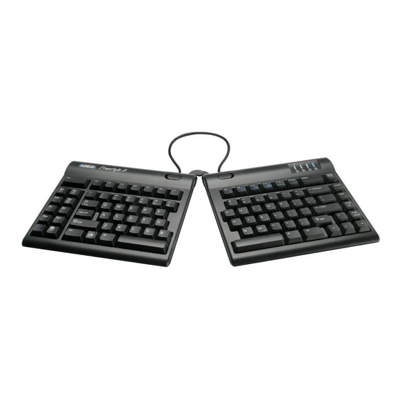 Kinesis Freestyle2 for PC with V3 Accessory Pre-Installed - Clavier - USB - Noir - Noir