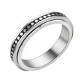 thumbnail image 5 of Xinyolin Geometric Titanium Steel Unisex Ring - Rotatable Outer Finger Ring for Party, 5 of 8