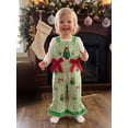 thumbnail image 5 of RUINIXCW Toddler Baby Girl Christmas Outfit Romper Overalls Kids Infant Girl Fall Winter Clothes Tree Candy Cane Flared Suspender Pants Jumpsuit, 5 of 10