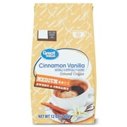 Great Value Cinnamon Vanilla Ground Coffee, 12 oz
