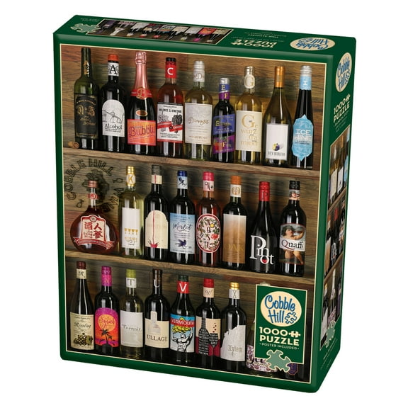 Cobble Hill: Wine Alphabet 1000 Piece Jigsaw Puzzle