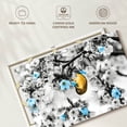 thumbnail image 6 of Elephant Stock Japanese White-eye Pop Wall Art - Horizontal Canvas Wall Art - Living Room Wall Decor - Animal Canvas - Gray And Blue Decor - 30" x 20", 6 of 8
