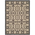 thumbnail image 2 of SAFAVIEH Courtyard Charlotte Bordered Indoor/Outdoor Area Rug, Black/Sand, 5'3" x 7'7", 2 of 6