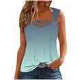 thumbnail image 1 of Birdeem Débardeurs Femmes Camisole Imprimée Sans Manches T-Shirt Ample, 1 of 1