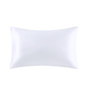Mainstays Satin Pillowcase – Standard – Pure White – Frizz Control & Cooling Comfort – 1 Pack