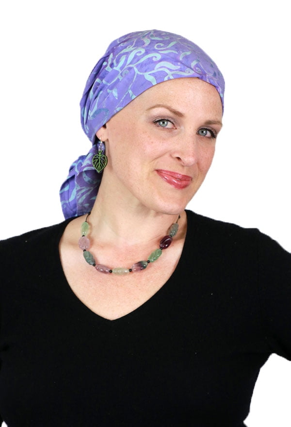 Bali Batik Head Scarf Chemo Scarves for Women Cancer Headwear Square