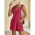 thumbnail image 2 of SIEANE Womens Jumpsuits Casual Summer Loose Fit Adjustable Straps Romper with Pockets S-XXL, 2 of 4