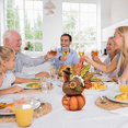 thumbnail image 3 of Thanksgiving Table Decor Fall Figurine Tabletop Resin Pumpkin Decorations Party Autumn Ornaments for Home Kitchen, 3 of 5