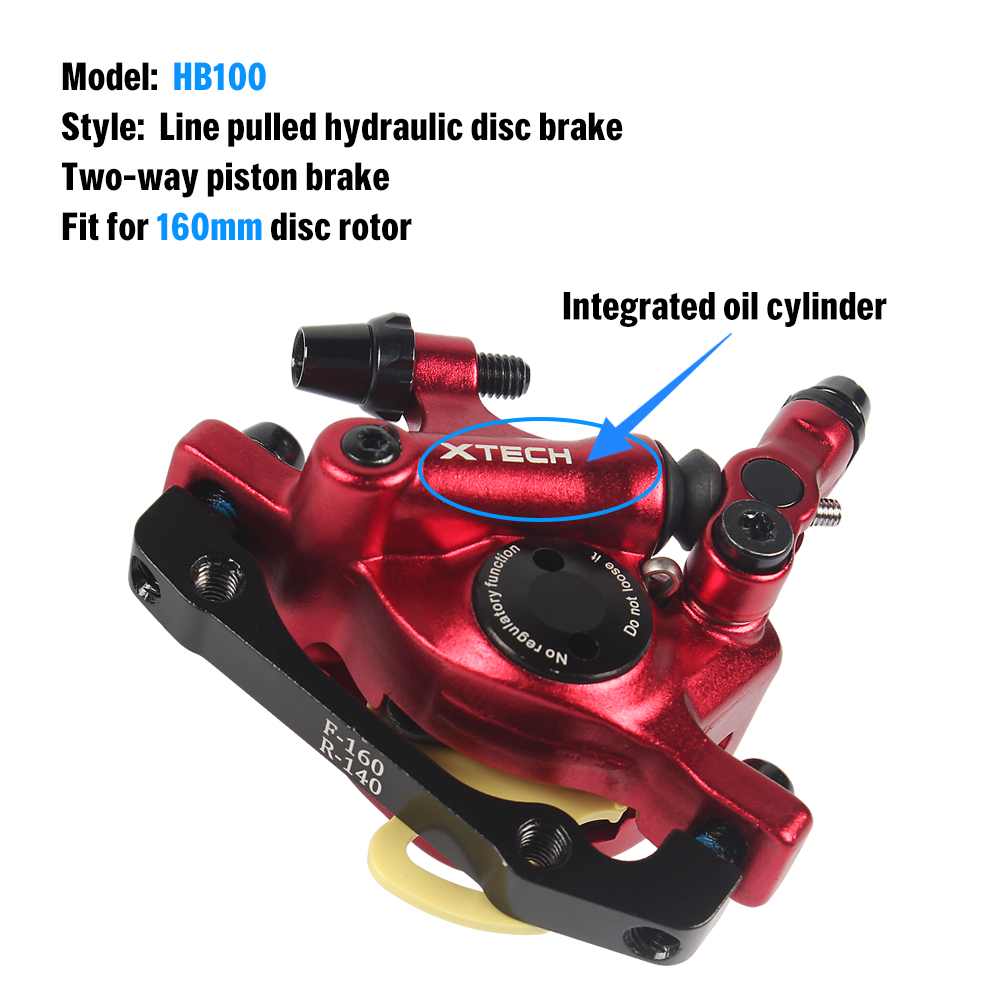 Bike Hydraulic Disc Brake Front Rear Calipers Cycling MTB Folding Hydraulic Brake Bike Accessory - image 5 of 7