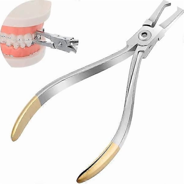 Front Bracket Removal Pliers, Orthodontic Bracket Removal Tool Kit, Stainless Steel Band Remover, Pliers for Gripping Dental Brackets, Pulling Tool Ki