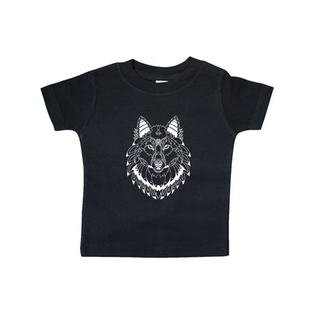 

Inktastic Tribal Wolf Head Gift Baby Boy or Baby Girl T-Shirt
