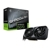 MSI GeForce RTX 5070 12G SHADOW 2X OC Graphics Card, 12GB GDDR7, DPx3, HDMIx1, DLSS 4
