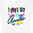 thumbnail image 4 of Inktastic I Love My Auntie- 80s Retro Style Boys or Girls Baby Bodysuit, 4 of 5