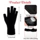 thumbnail image 2 of UV Gloves for Nails UV Protection Gloves UV Light Gloves Anti UV Gloves for Gel Nail Lamp Manicure Gloves Fingerless Gloves for Women, 2 of 5