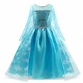 thumbnail image 1 of Vestidos de Halloween para niñas, disfraz de princesa fiesta, fantasía de Navidad, 4, 6, 7, 8, 9, 10 años Fivean unisex, 1 of 2