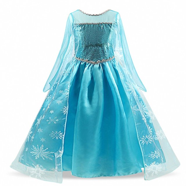 Vestidos de Halloween para niñas, disfraz de princesa fiesta, fantasía de Navidad, 4, 6, 7, 8, 9, 10 años Fivean unisex