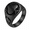 Black, variant on Men's Spade Ring in Stainless Steel, 16mm Rounded Face with Matching Shoulder Motifs, US Sizes 7-13, Card-Inspired Style for Game Nights and Birthday Gifts