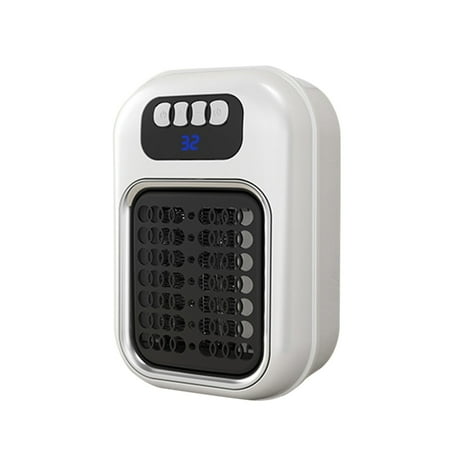 Mini Heater Small Household Portable Wall Mounted Fan Silent and Efficient for office Overheat and Tip-Over Protection Wide-Angle Airflow