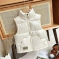 thumbnail image 2 of White Baby Children Boy Girl Sequin Sparkly Camisole Tank Warm Thick Glitter Down Jackets Outfit for Kid Sleeveless Fall Winter 2025 Clothing Y2K 4 Years, 2 of 5