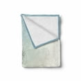 thumbnail image 2 of Winter Soft Flannel Fleece Throw Blanket, Frozen Tree on Sunny Winter Morning Rising Sun Landscape Deserted Land, Cozy Plush for Indoor and Outdoor Use, 50" x 70", Pale Blue Cream White, by Ambesonne, 2 of 6