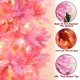 thumbnail image 4 of Árbol de Navidad TURNMEON, artificial, preiluminado, 6 pies, rosa con 240 LED, 4 of 6