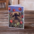 thumbnail image 2 of Brussels Griffon Peek a Boo Greeting Cards and Envelopes Pack of 8, 2 of 2