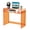 Orange, variant on Solaround Acrylic Modern and Sleek Computer Office Desk, Clear