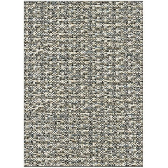 6' x 12' Virgin Gorda - Ash Summer Sensations Designer Indoor/Outdoor Rug Collection Superlative Home & Commercial Décor Accent Carpet. Balcony’s, Patios, Decks, Poolside and More!