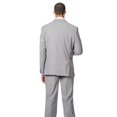 thumbnail image 2 of Caravelli Men's 60538 Slim Fit Two-Piece Notch Lapel Tuxedo Suit Set - Light Grey - 40R, 2 of 4