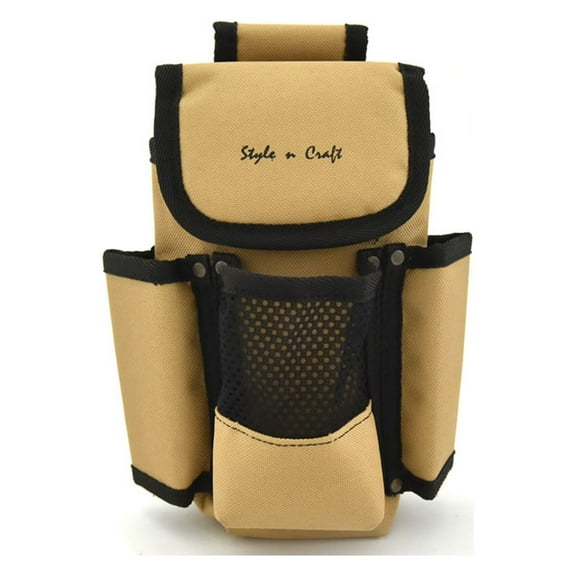 76023 - 4 Pocket Tool Pouch in Heavy 600D Polyester | Style n Craft