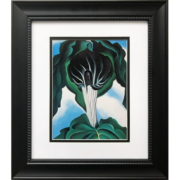 Georgia O'Keeffe "Jack-in-the-Pulpit No.3" American Art Print Custom Framed New Generic