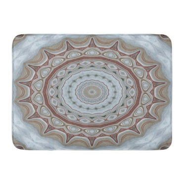 GODPOK Drawings for Finishing Floors Porcelain Tiles and Tilesdecorative of Mosaic Materials Area Patterns Rug Doormat Bath Mat 23.6x15.7 inch