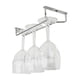 thumbnail image 4 of Wosthever Sola debajo del gabinete Stemware Rack Barra de cocina Alambre de acero inoxidable Soporte para colgar copas de vino Type2 NO2, 4 of 6