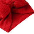 thumbnail image 2 of Girls Cute Beanies Hats Bowknot Skull Cap Toddlers Trendy Solid Color Stretchy Chunky Knitted Thermal Warm Going-Out Hat, 2 of 3