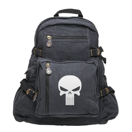 army sport heavyweight canvas mini backpack bag punisher