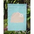 thumbnail image 3 of Carolines Treasures BB8133GF Fluffy Angora Rabbit Blue Check Garden Flag, 3 of 3