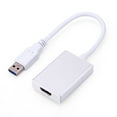thumbnail image 2 of Cable convertidor USB 3.0 a HDMI Nikou Plata 150 mm, 2 of 9