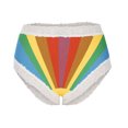 thumbnail image 2 of HUPOM Cotton Underwear For Women Womens Panties Briefs Casual Tie Seamless Waistband Multi-color L, 2 of 5