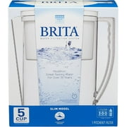 6 Pack - Brita Slim Water Filter Pitcher 40 oz Capacity