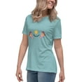 thumbnail image 3 of Bella + Canvas Women's Relaxed T-Shirt Short Sleeve Graphic Crew Neck (Heather Blue Lagoon, 3XL), 3 of 5