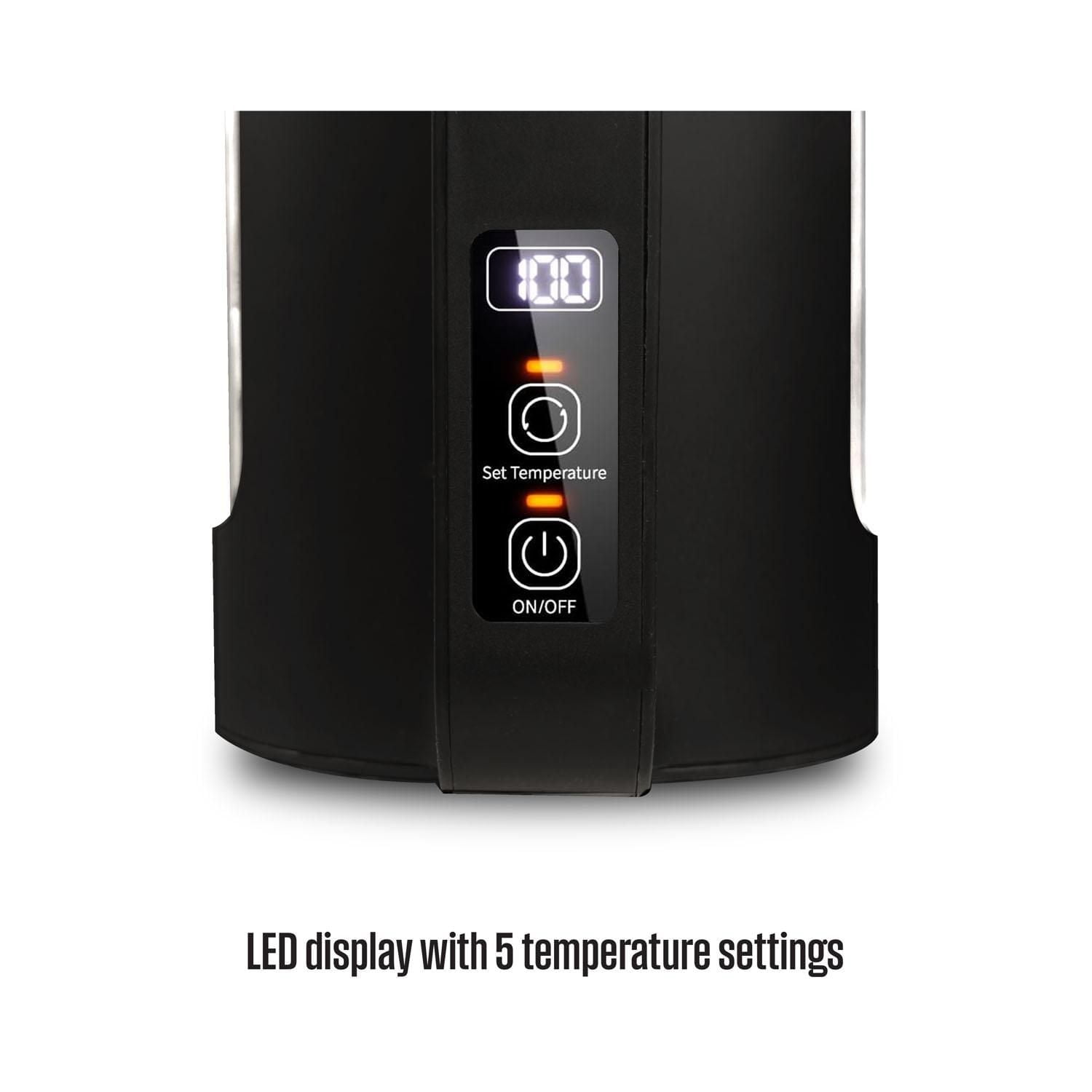 Bouilloire électrique numérique Westinghouse 1,5 L en verre avec LED à changement de couleur - Contrôle de la température et maintien au chaud